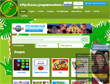 Tablet Screenshot of juegoscamaleon.com